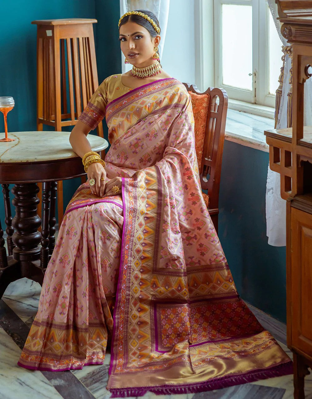 Experience Abharana's Craftsmanship: Organic Soft Silk Sarees