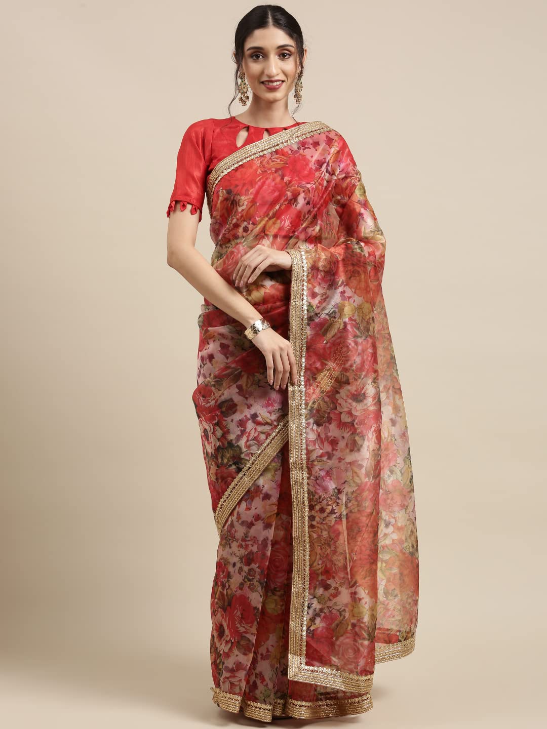 P U S H P A N J A L I | Organic Organza Saree