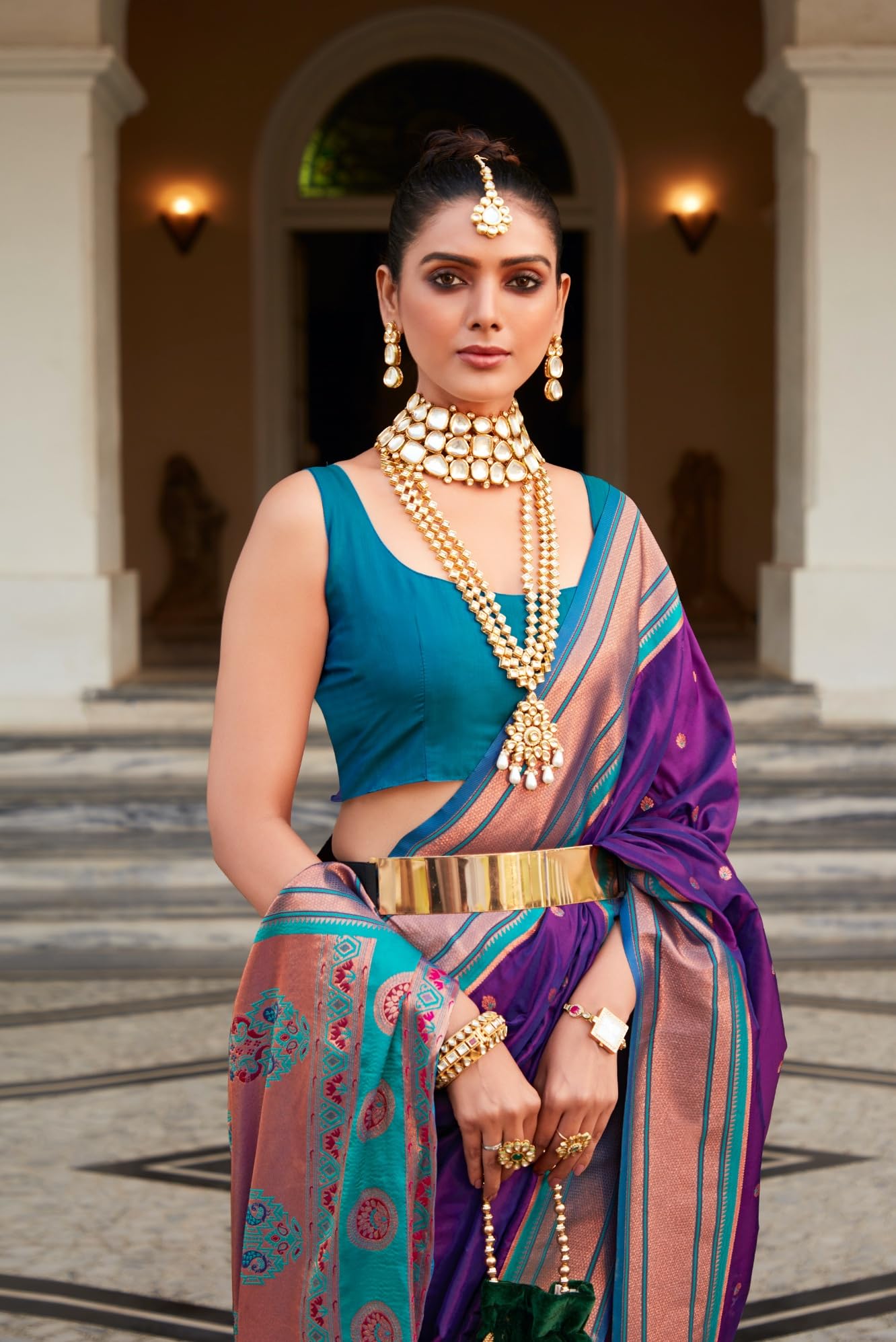 T A M R A | Organic Paithani Silk Saree